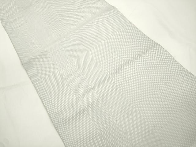 平和屋着物●本場筑前博多織　八寸名古屋帯　霞文　名古屋仕立て　正絹　逸品　CABJ9490dy