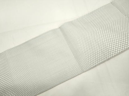 平和屋着物●本場筑前博多織　八寸名古屋帯　霞文　名古屋仕立て　正絹　逸品　CABJ9490dy