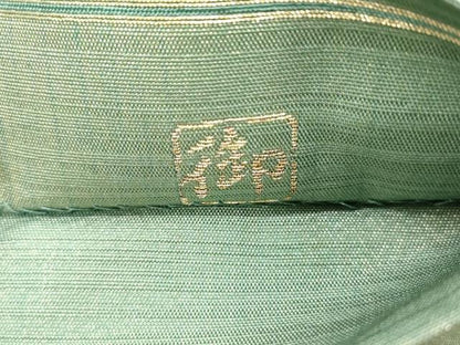 平和屋着物●太鼓柄袋帯　作家物　立波文　金銀糸　正絹　逸品　CABJ9507dy