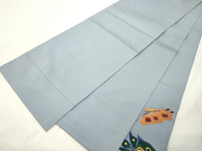 平和屋着物●太鼓柄袋帯　すくい織　舞蝶文　正絹　逸品　CABJ9515dy