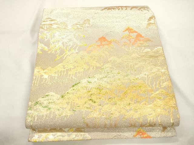 平和屋着物●龍村平蔵製　六通柄　本袋帯　光悦清風錦　金銀糸　正絹　逸品　CABJ9529dy
