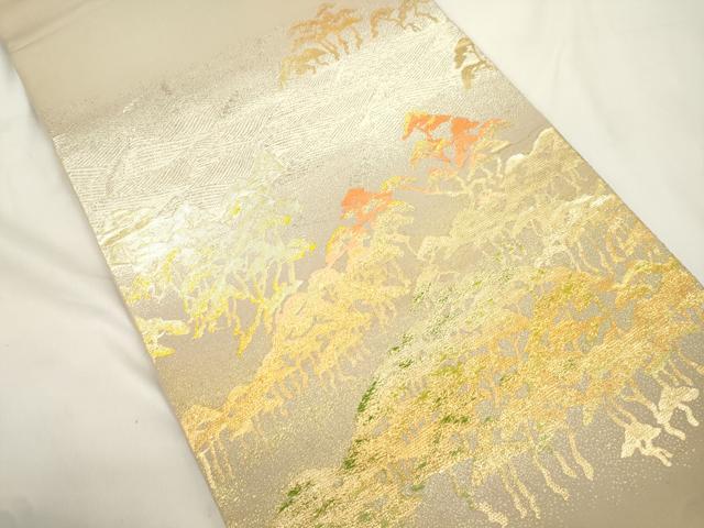 平和屋着物●龍村平蔵製　六通柄　本袋帯　光悦清風錦　金銀糸　正絹　逸品　CABJ9529dy