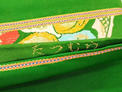 平和屋着物●龍村美術織物　たつむら　六通柄　本袋帯　オリエント陶文　金糸　正絹　逸品　CABJ9533dy