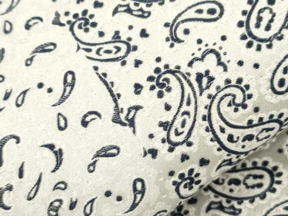 平和屋着物●両面　丸帯　藍　草花間道　正絹　逸品　未使用　CABJ9539dy