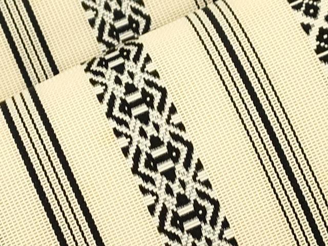 平和屋着物＊本場筑前博多織　夏物　八寸名古屋帯　紗献上　正絹　逸品　CABJ9547dy