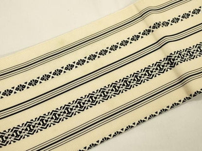 平和屋着物＊本場筑前博多織　夏物　八寸名古屋帯　紗献上　正絹　逸品　CABJ9547dy