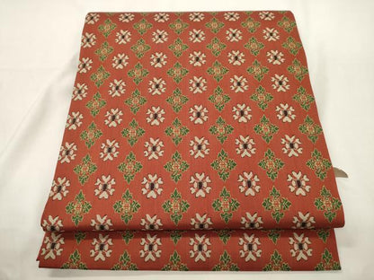 平和屋着物●龍村美術織物 　九寸開き名古屋帯　双華文　証紙付き　正絹　逸品　CABJ9561dy