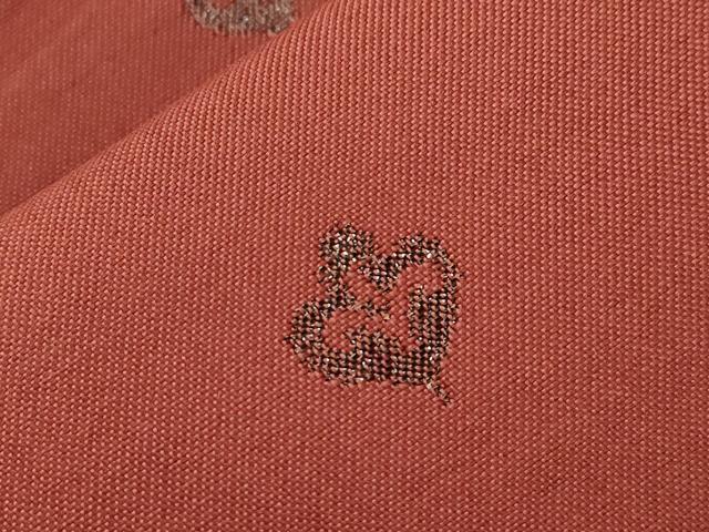 平和屋着物●龍村美術織物　たつむら　九寸名古屋帯　ロココ小花　正絹　逸品　CABJ9567dy