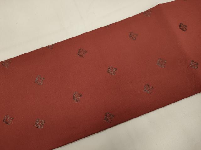 平和屋着物●龍村美術織物　たつむら　九寸名古屋帯　ロココ小花　正絹　逸品　CABJ9567dy