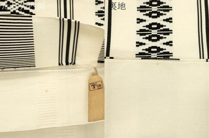 平和屋着物●本場筑前博多織　全通柄袋帯　献上　証紙付き　正絹　逸品　CABJ9569dy