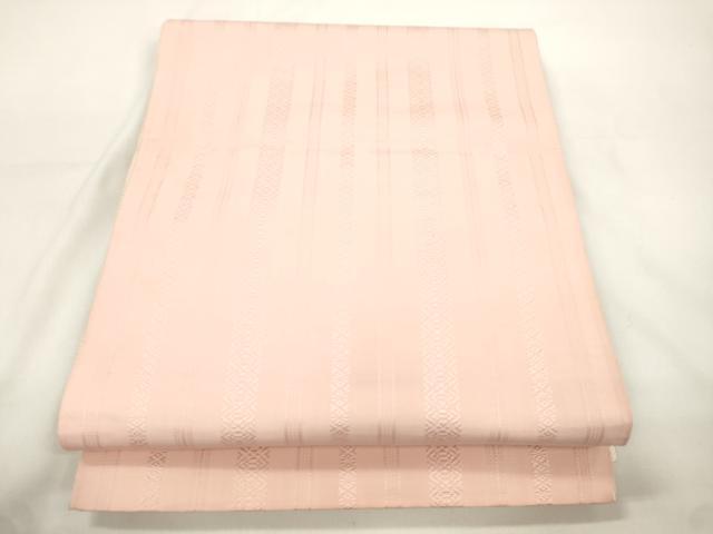 平和屋着物●本場筑前博多織　両面　六通柄　京袋帯　幾何学文　献上　正絹　逸品　CABJ9570dy