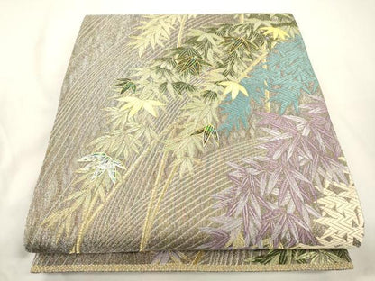 平和屋着物●袋帯　螺鈿　宇羅々　金糸　正絹　逸品　CABJ9586dy