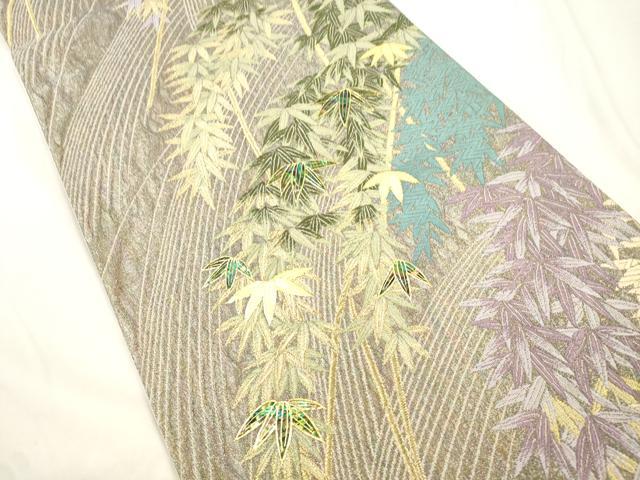 平和屋着物●袋帯　螺鈿　宇羅々　金糸　正絹　逸品　CABJ9586dy