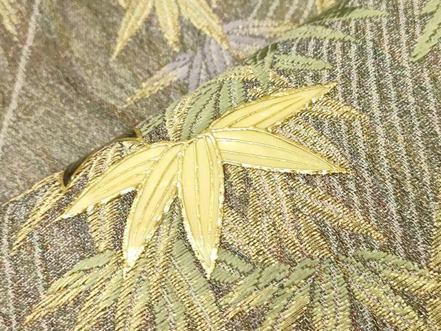 平和屋着物●袋帯　螺鈿　宇羅々　金糸　正絹　逸品　CABJ9586dy