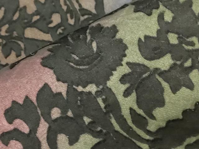 平和屋着物●六通柄袋帯　煌彩ベルベット　切嵌　洋唐草文　金銀糸　正絹　逸品　CABJ9591dy