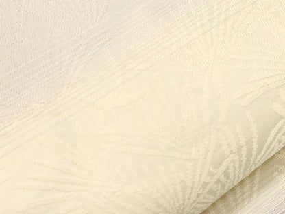 平和屋着物●両面　六通柄袋帯　唐織　雪輪花文　銀糸　正絹　逸品　CABJ9593dy