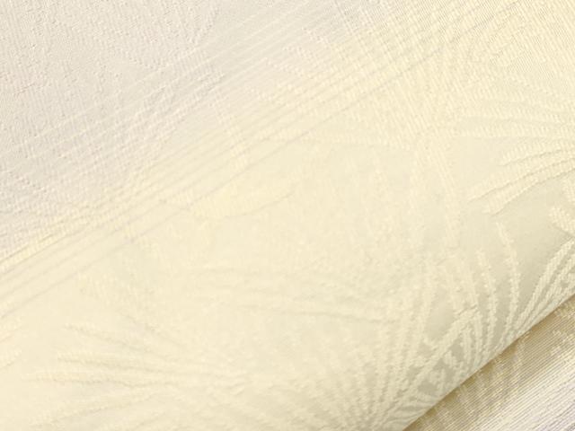 平和屋着物●両面　六通柄袋帯　唐織　雪輪花文　銀糸　正絹　逸品　CABJ9593dy