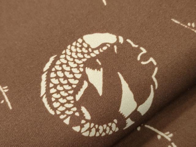 平和屋着物●手染屋　吉兵衛　両面　全通柄袋帯　切嵌文様　金彩　正絹　逸品　CABJ9600dy