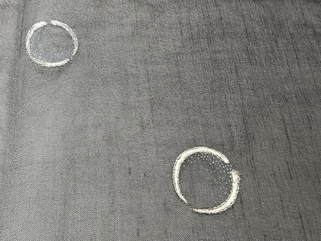 平和屋着物＊夏物　訪問着　紗紬　刺繍　水玉　正絹　逸品　CABJ9601xi