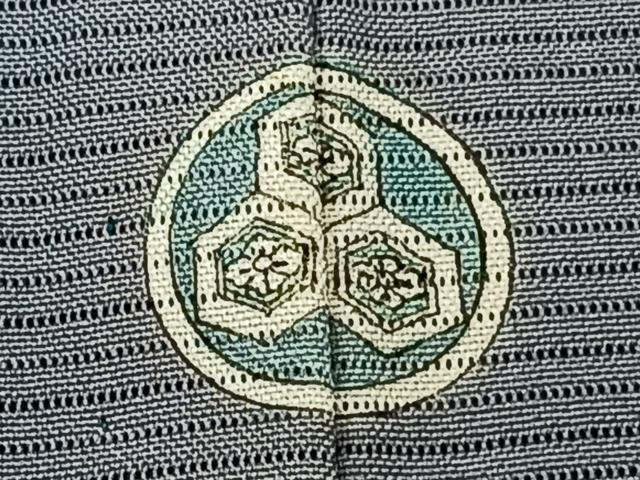 平和屋着物＊夏物　色無地　絽　藍鼠色　正絹　逸品　CABJ9610xi