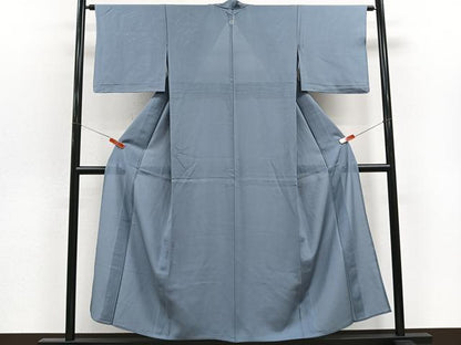 平和屋着物＊夏物　色無地　絽　舛花色　正絹　逸品　CABJ9615xi