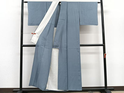 平和屋着物＊夏物　色無地　絽　舛花色　正絹　逸品　CABJ9615xi