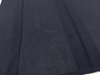 平和屋着物＊夏物　色無地　絽　青褐色　両面染め　正絹　逸品　CABJ9616xi