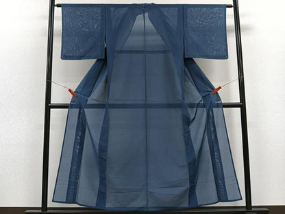 平和屋着物＊夏物　色無地　絽　褐返色　正絹　逸品　CABJ9618xi