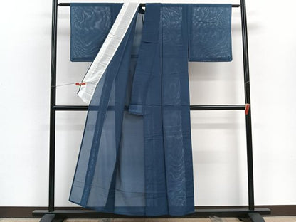 平和屋着物＊夏物　色無地　絽　褐返色　正絹　逸品　CABJ9618xi