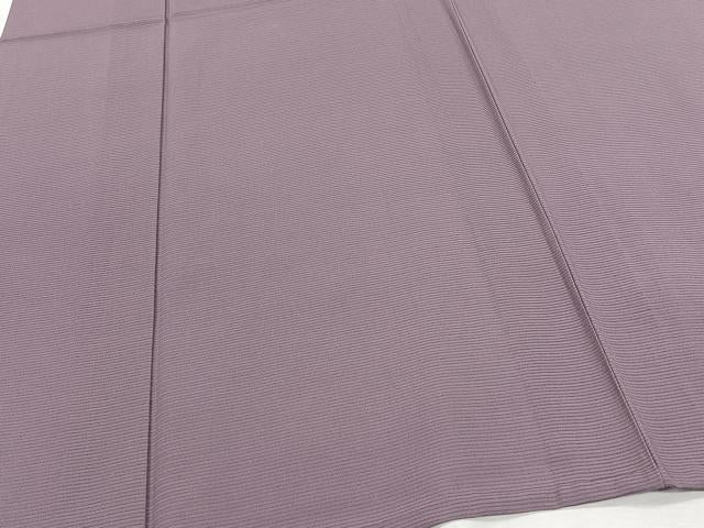 平和屋着物＊夏物　色無地　絽　葡萄色　正絹　逸品　CABJ9619xi