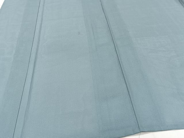 平和屋着物＊夏物　色無地　絽　千草色　洗える着物　CABJ9623xi