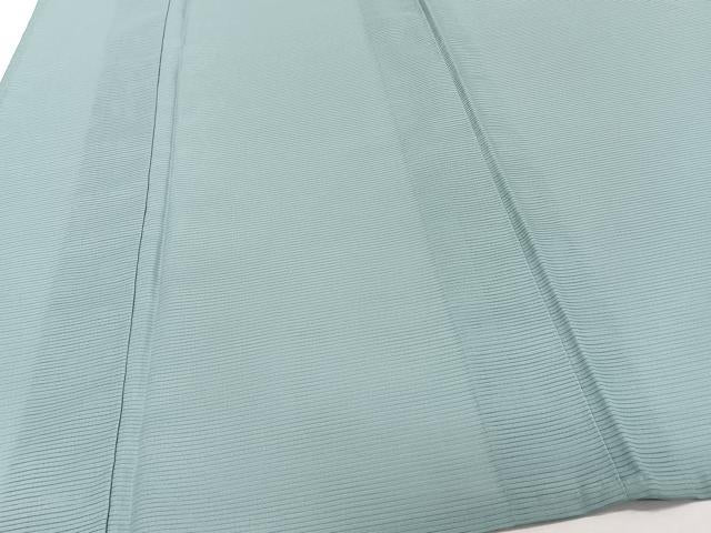 平和屋着物＊夏物　色無地　絽　錆青磁色　洗える着物　CABJ9626xi
