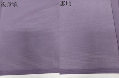平和屋着物＊夏物　色無地　絽　紫苑色　洗える着物　CABJ9637xi