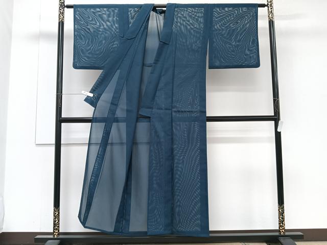 平和屋着物＊夏物　色無地　絽　褐返色　洗える着物　CABJ9645xi