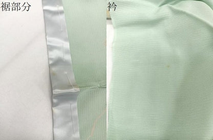 平和屋着物＊夏物　訪問着　絽　友禅　作家物　枝草花文　暈し染め　仮絵羽　正絹　逸品　未使用　CABJ9647xi