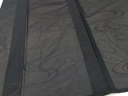 平和屋着物＊夏物　小紋　紗　流水文　正絹　逸品　未使用　CABJ9649xi