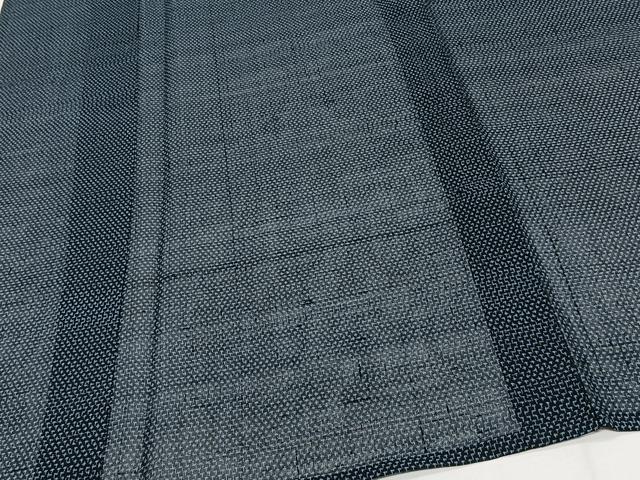 平和屋着物＊夏物　男性　紗紬　霞文　正絹　逸品　未使用　CABJ9654xi