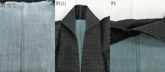 平和屋着物＊夏物　上布　抽象文　麻　逸品　CABJ9660xi