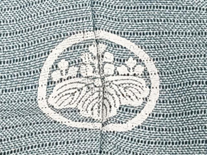 平和屋着物＊夏物　江戸小紋　彫士：住田双光・染士：服部光擴　絽　鮫小紋柄　正絹　逸品　CABJ9669xi