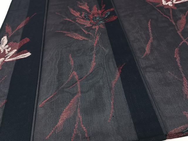 平和屋着物＊夏物　小紋　紗　枝草文　正絹　逸品　未使用　CABJ9671xi