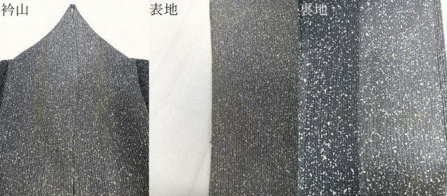 平和屋着物＊夏物　小紋　縦絽　霞文　たたき染め　高島屋扱い　正絹　逸品　CABJ9681xi