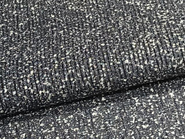 平和屋着物＊夏物　小紋　縦絽　霞文　たたき染め　高島屋扱い　正絹　逸品　CABJ9681xi