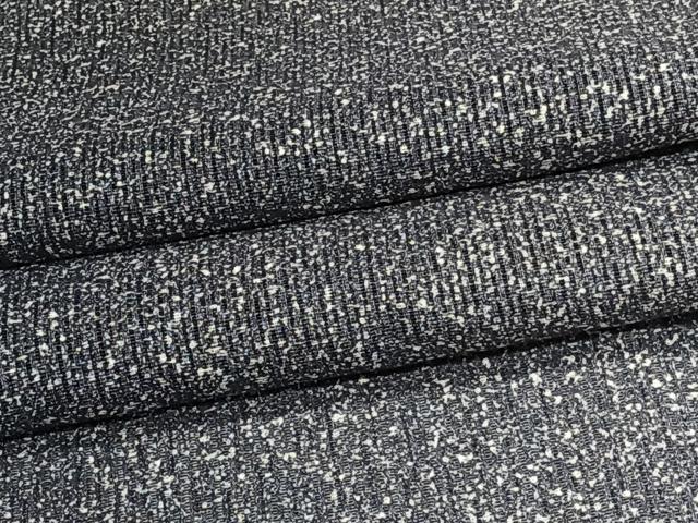 平和屋着物＊夏物　小紋　縦絽　霞文　たたき染め　高島屋扱い　正絹　逸品　CABJ9681xi