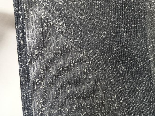 平和屋着物＊夏物　小紋　縦絽　霞文　たたき染め　高島屋扱い　正絹　逸品　CABJ9681xi