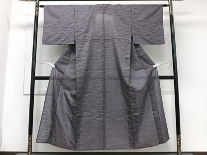 平和屋着物＊夏物　小紋　霞紋紗　正絹　逸品　CABJ9684xi