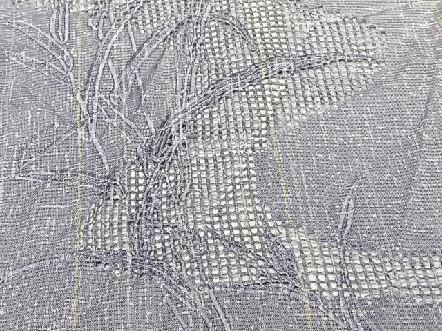 平和屋着物＊夏物　訪問着　絽　ドロンワーク　枝草文　暈し染め　ロング丈　正絹　逸品　CABJ9687xi