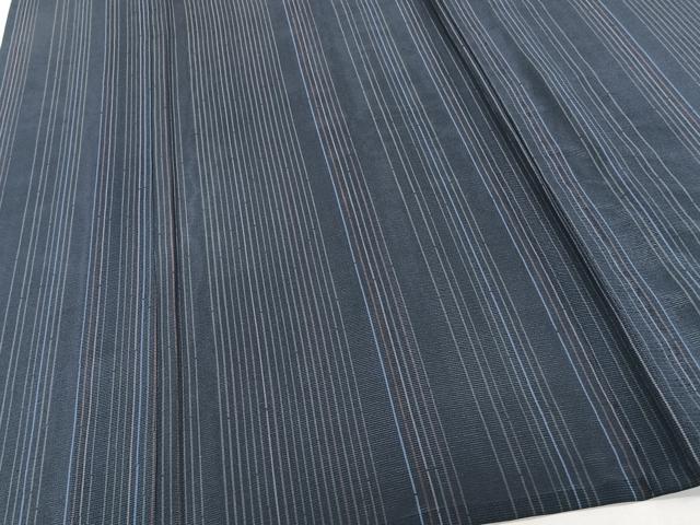 平和屋着物＊夏物　小紋　絽　縞　正絹　逸品　CABJ9698xi