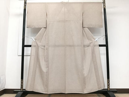 平和屋着物＊夏物　江戸小紋　絽　角通し　正絹　逸品　CABJ9699xi