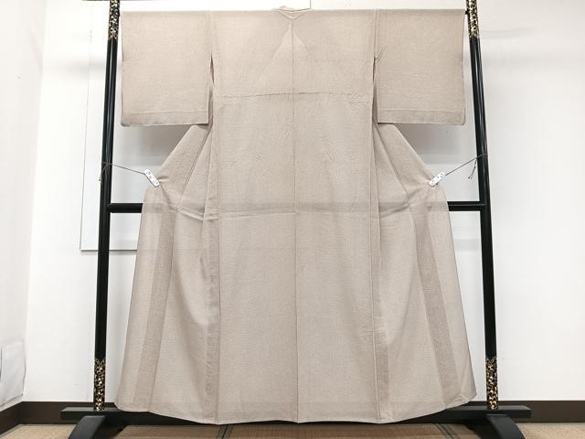 平和屋着物＊夏物　江戸小紋　絽　角通し　正絹　逸品　CABJ9699xi