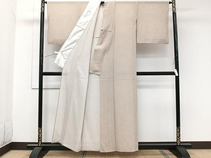 平和屋着物＊夏物　江戸小紋　絽　角通し　正絹　逸品　CABJ9699xi